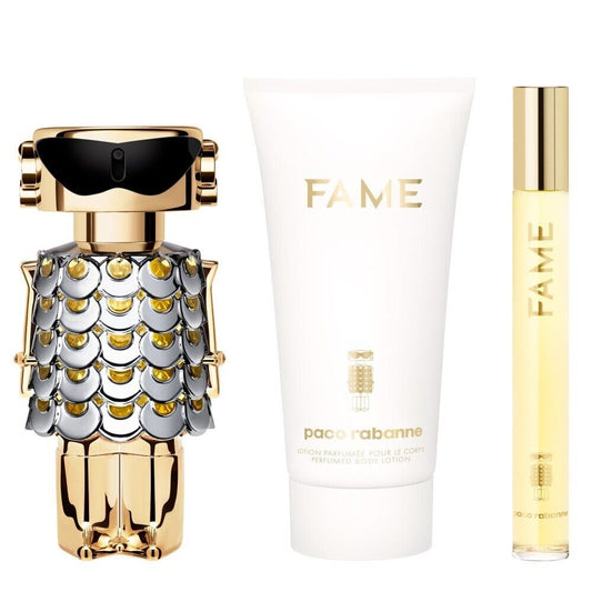 Paco Rabanne Fame Gift Set 50ml EDP - 75ml Body Lotion - 10ml EDP