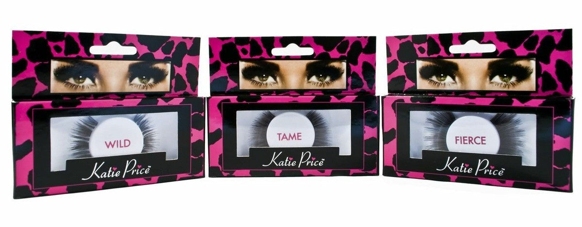 Katie Price False Eyelashes Gift Set 4 x Thame + 4 x Wild + 4 x Fierce