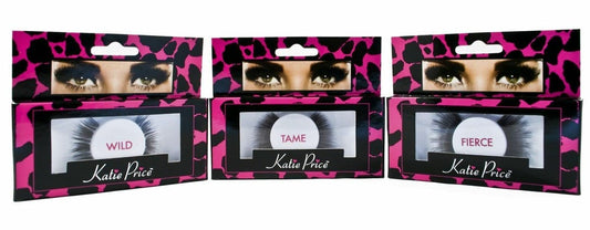 Katie Price False Eyelashes Gift Set 4 x Thame + 4 x Wild + 4 x Fierce