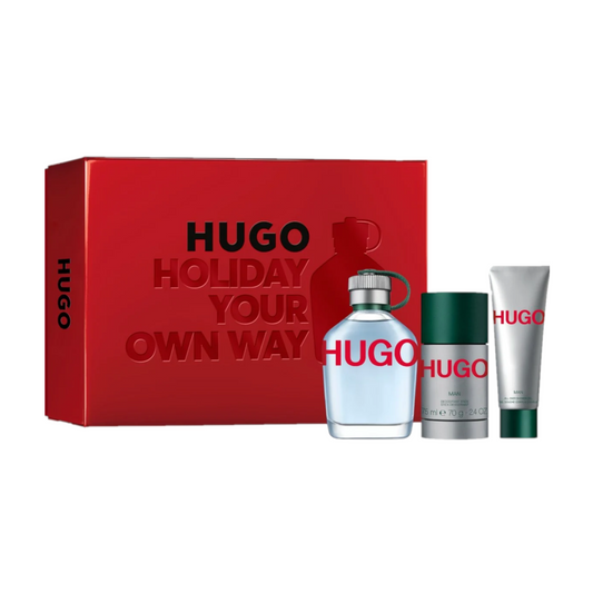 Hugo Boss Hugo Gift Set 125ml Edt + 50ml Shower Gel + 75ml Deodorant Spray