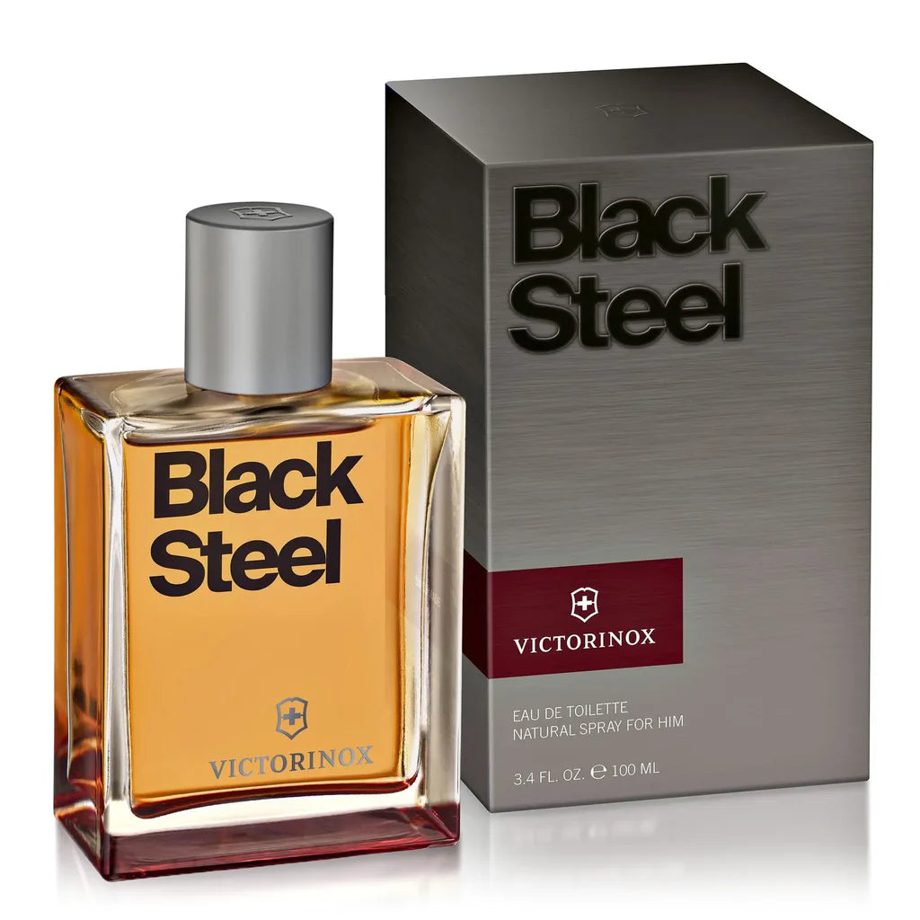 Swiss Army Black Steel Eau de Toilette 100ml Spray