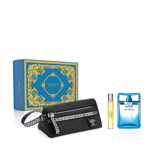 Versace Man Eau Fraiche Gift Set 100ml EDT - 10ml EDT - Bag