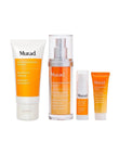 Murad The Derm Report Getting That Post-Facial Glow Gift Set 60ml Cleaner - 30ml Dark Spot Correcting Serum - 10ml Face Exfoliator - 5ml Eye Dark Circle Corrector